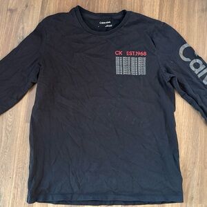 Calvin Klein Black Long Sleeve Tee